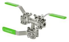 Habonim - Model 47DS - Double Block & Bleed Floating Ball Valve 3 Piece