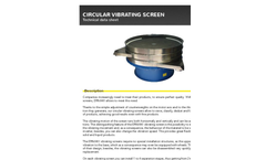 Erimaki - Circular Vibrating Screen- Brochure