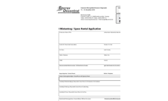 Space Rental Application Brochure