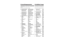 Exhibition programme Brochure