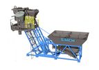 Simem - Model MobyMix - Semi Mobile Concrete Batching Plant