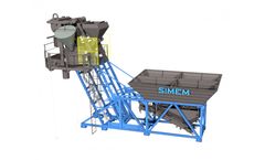 Simem - Model MobyMix - Semi Mobile Concrete Batching Plant