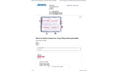 Denios - Model 261770W - Lithium-Ion Battery Transport Box - Brochure