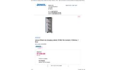 Denios - Model M318098W - Lithium-Ion Charging Cabinet - Brochure