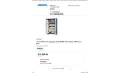 Denios - Model M318996W - Lithium-Ion Charging Cabinet - Brochure