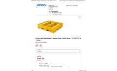 Denios - Model K221508W - 4 Drum Spill Containment - Brochure