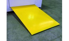 Denios - Model N053910W - Ramp for Chemical Storage Locker for Hazardous Chemicals - Non-Combustible