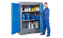 Denios - Model K220540W - Poly Acid and Corrosive Safety Cabinet