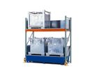 Denios - Model K344610W - IBC Tote Storage Rack with Spill Containment Sump