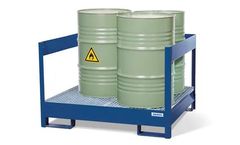 Denios - Model K173226W - 4 Drum Capacity Transport Spill Containment Pallet