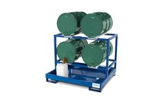 Denios - Model K173003W - 4 Drum Capacity Drum Dispensing System