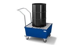 Denios - Model K193106W - 1 Drum Capacity Spill Cart