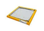 Denios - Model M761423W - 2` x 2`x 3" Yellow Poly Filter Spill Pads