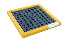 Denios - Model M761422W - 2` x 2`x 2" - Removable Poly Spill Pads with Grates