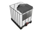 Denios - Model K220157W - Chemically Resistant Polyethylene Large Size Grey IBC Funnel