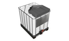 Denios - Model K220157W - Chemically Resistant Polyethylene Large Size Grey IBC Funnel