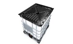 Denios - Model K220164W - Full Size Chemically Resistant Polyethylene Black IBC Funnel