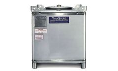 Denios - Model M727905W - 250-Gallon Capacity Stainless Steel IBC Tote