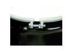 Denios - Model M727055W - 30-Gallon Steel Drum