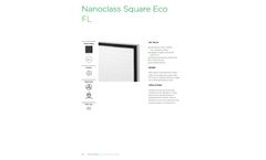 Nanoclass Square Eco - Model FL - High Efficiency Filters - Brochure