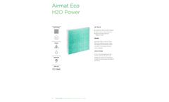 Airmat Eco - H2O Power Generation Filters - Brochure