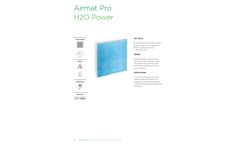 Airmat Pro - H2O Power Generation Filters - Brochure
