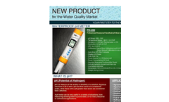 HM Digital - Model PH-200 Professional Series - Waterproof pH/Temp Meter - Brochure