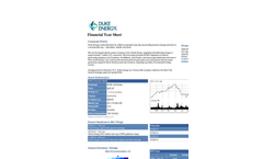 Financial Tear Sheet Brochure