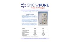 Electropure - Model EXL-750 - High Flow Electrodeionization Modules - Datasheet