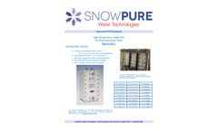 SnowPure - Model EXL-510-HTS - High-Temperature Pharmaceutical EDI - Brochure
