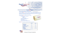 SnowPure ExcellNano™ - Model NF 3 - Process Nanofiltration Membranes - Datasheet