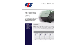 GJF - Enclosed Skips Containers - Brochure