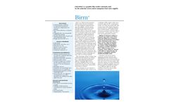 Birm -Granular Filter Media  - Brochure