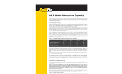 SpillFix Oil & Water Absorbtion Capacity