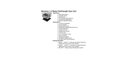 Montero 1.0 Meter Pathlength Gas Cell Specifications