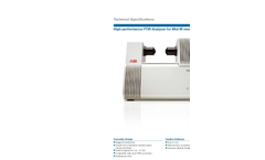 MB3000 High-Performance FTIR Analyser for Mid-IR Measurements Specifications