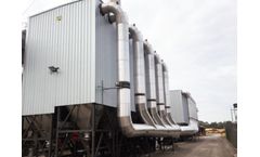 Hurricane EX System to Reduce Particulate Matter from Sawdust & Wood Shavings