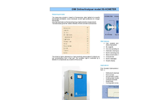 3S-Analyzers - Model CL - Ammonium Colorimetric Online Analyzers - Brochure