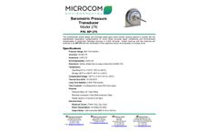 Microcom - Model BP-276 - Barometric Pressure Transducer- Brochure