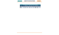 Rotatek - Model S 100 Series - Single Water Softeners Brochure
