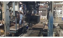 Automatic Mould closing Station No Bake Sand Plant - Video