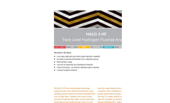 Tiger-Optics - Model HALO Max QCL - Laser-Based Gas Analyzer - Brochure
