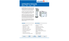 GRIMM - Model 5705 / 5706 SMPS+E - Scanning Mobility Particle Sizer and Electrometer - Datasheet