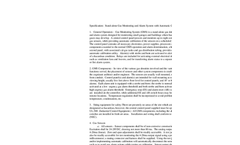 Stand-alone Gas Monitoring and Alarm System with Automatic Calibration Specifications