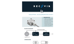 Recovib - Industrial Accelerometers Brochure