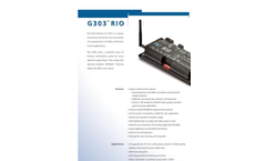 RIO - Model G303 - Industrial Remote I/O Datasheet