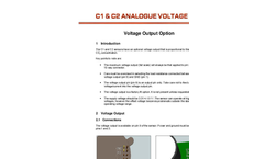 C1 & C2 Analogue Voltage Output Option Datasheet