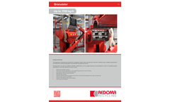 Redoma GR Series Single Granulator - Up to 1700 kg/h -Brochure