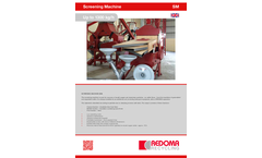 Redoma SM Series Screening Machine - Up to 1300 kg/h - Brochure