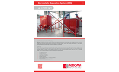 Redoma ESS Series Electrostatic Separation System - Up to 1350 kg/h - Brochure